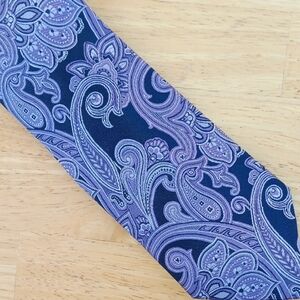 Donald J. Trump Elegant Purple Paisley Tie